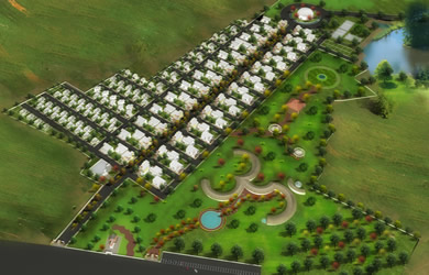 Sai Brindavan Township @ H Cross (Aerial View)